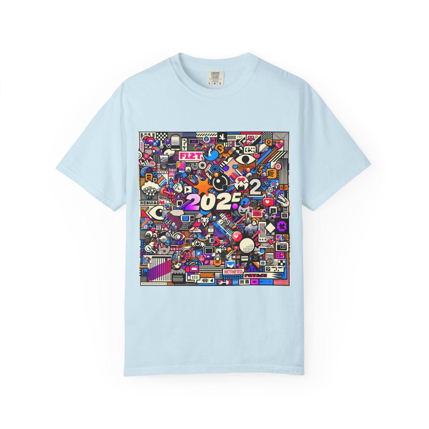 Colorful Unisex Garment-Dyed T-Shirt - 2022 Theme