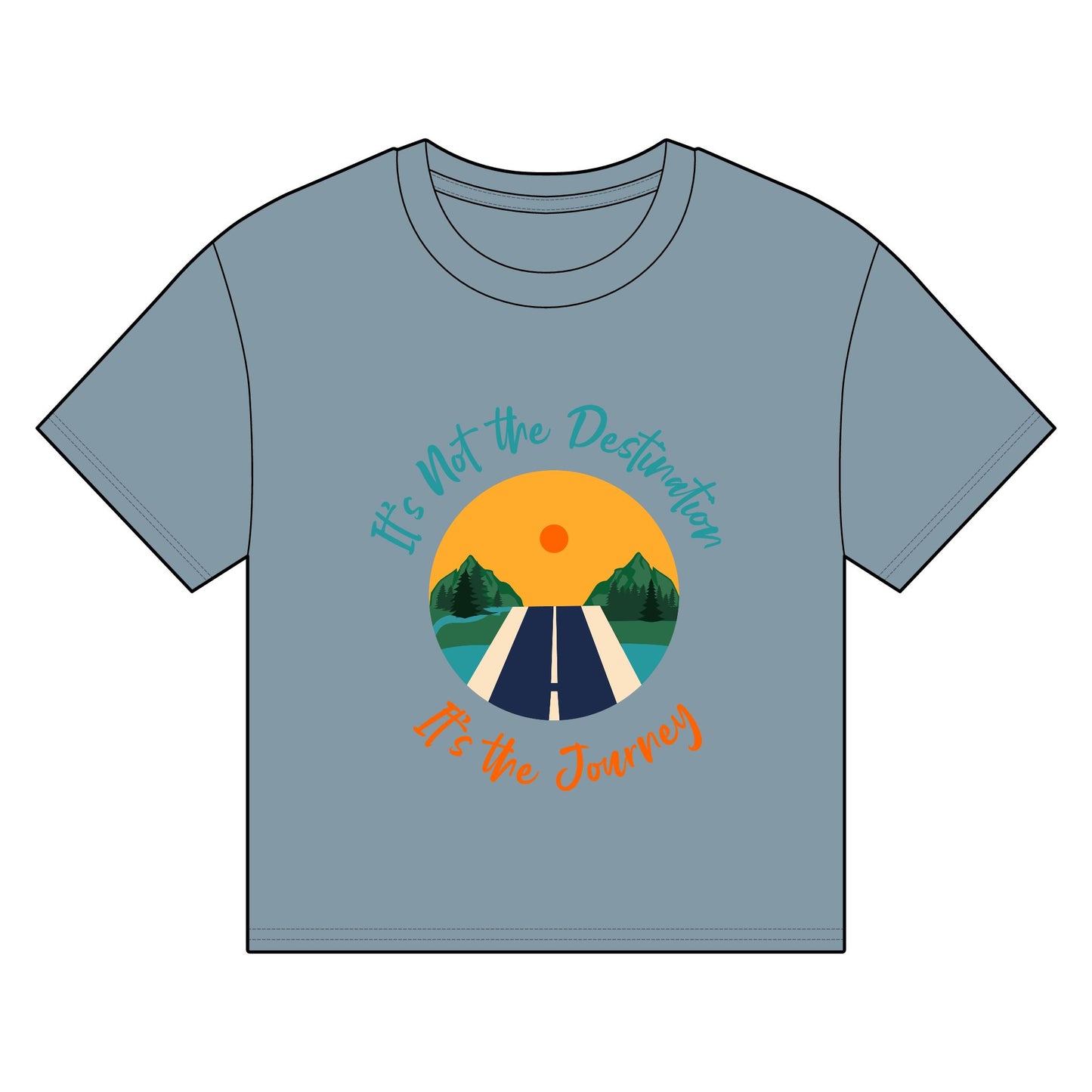 Women's Boxy T-Shirt - "It's Not the Destination, It's the Journey"