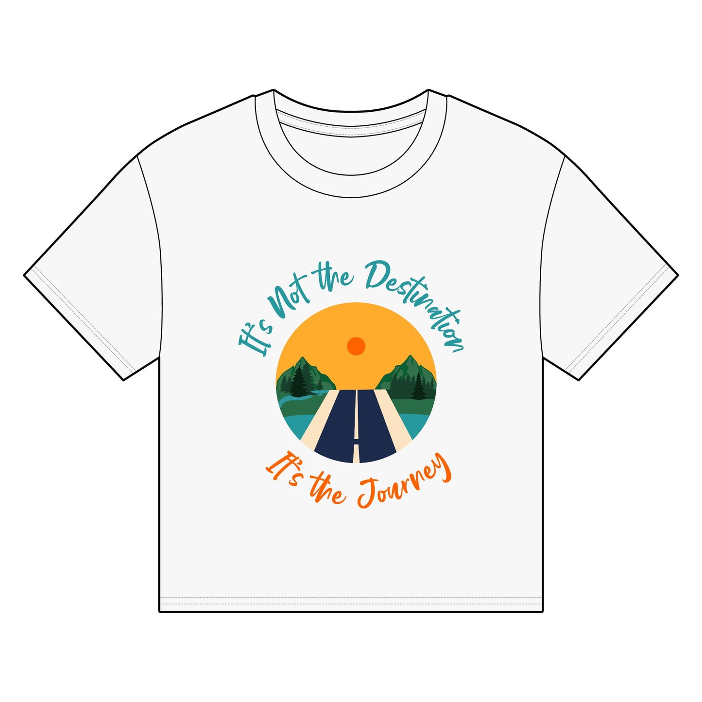 Women's Boxy T-Shirt - "It's Not the Destination, It's the Journey"