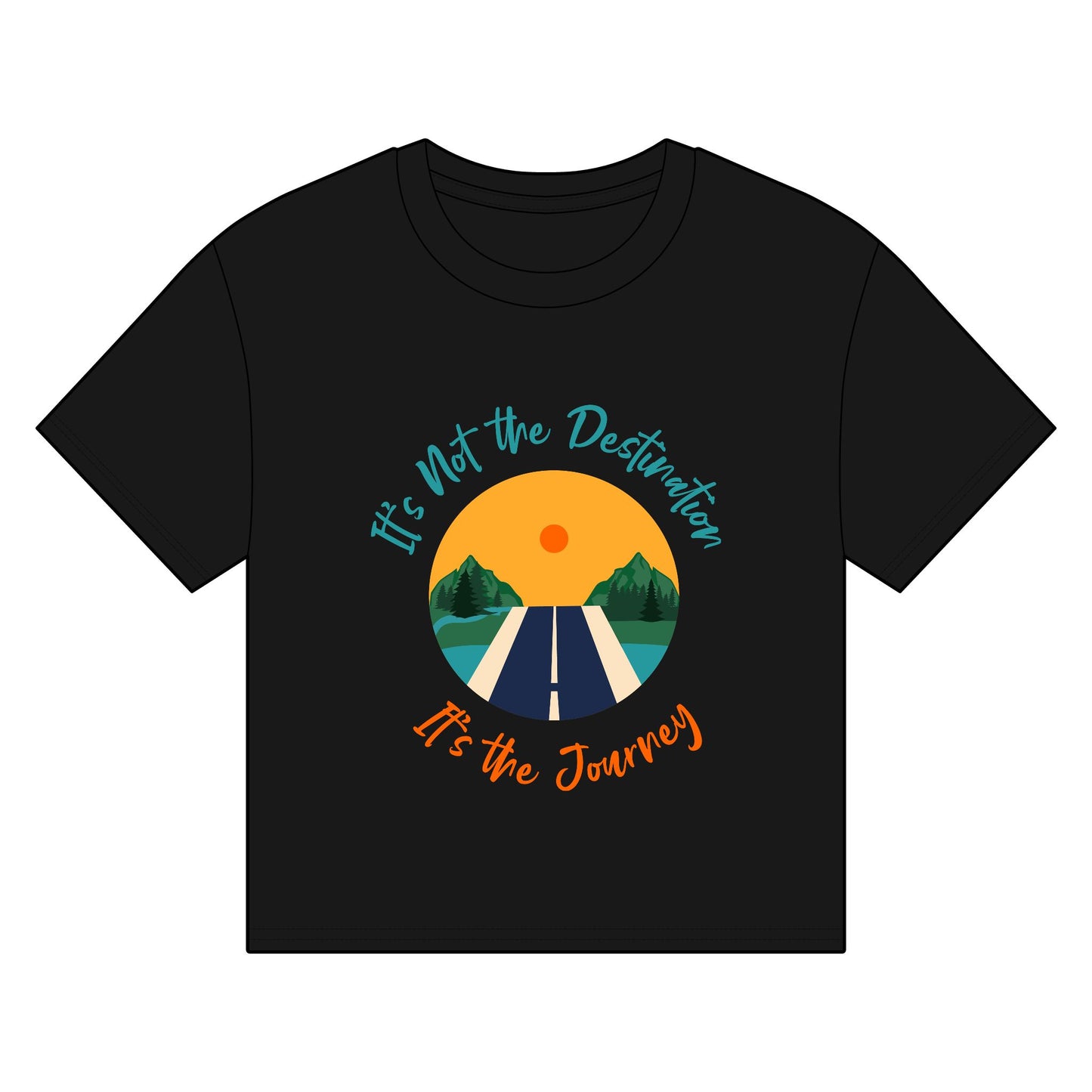 Women's Boxy T-Shirt - "It's Not the Destination, It's the Journey"