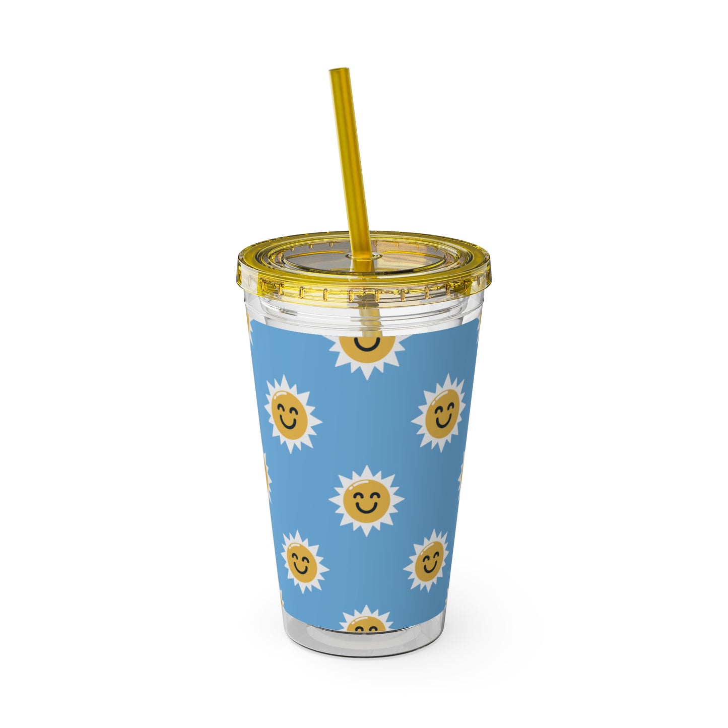 Smiley Sunshine Plastic Tumbler - 16oz.