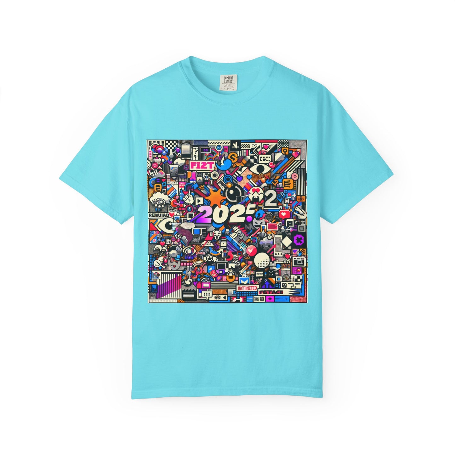 Colorful Unisex Garment-Dyed T-Shirt - 2022 Theme