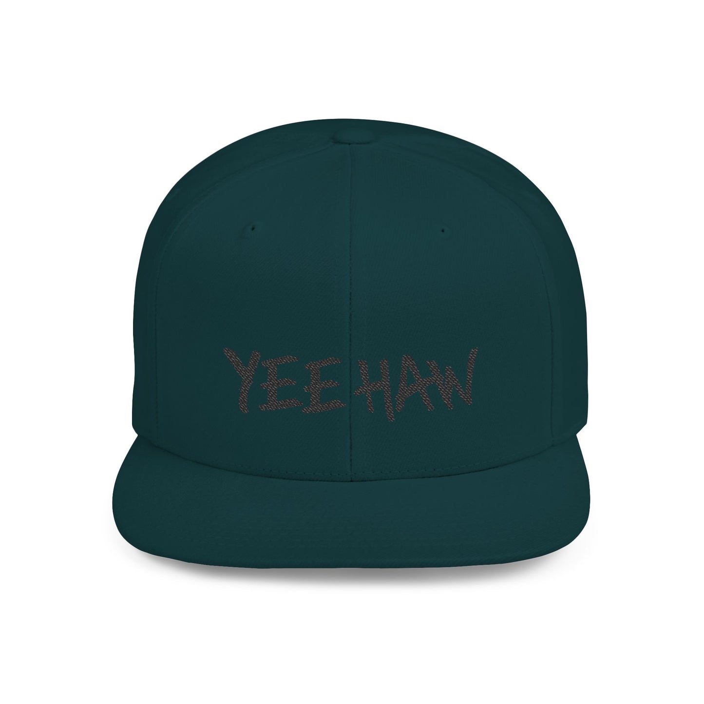 YEE HAW Flat Bill Snapback Hat