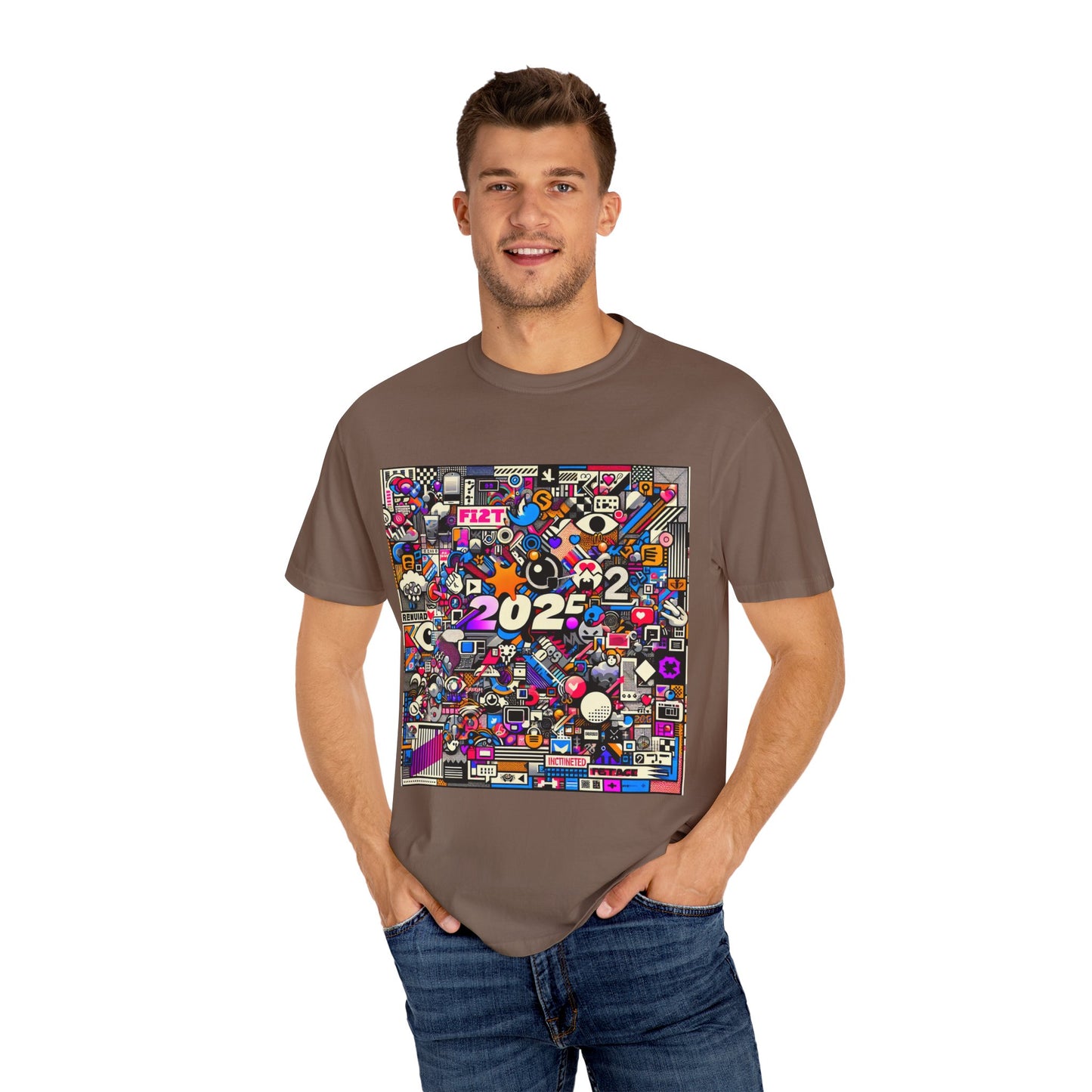 Colorful Unisex Garment-Dyed T-Shirt - 2022 Theme