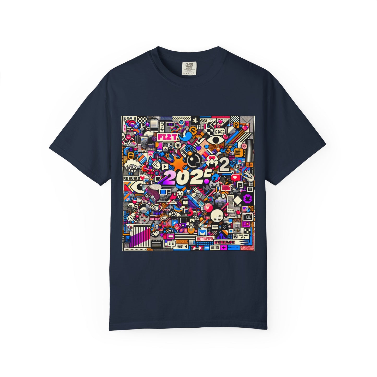 Colorful Unisex Garment-Dyed T-Shirt - 2022 Theme