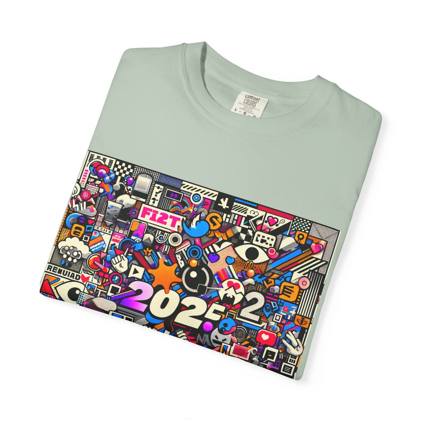 Colorful Unisex Garment-Dyed T-Shirt - 2022 Theme