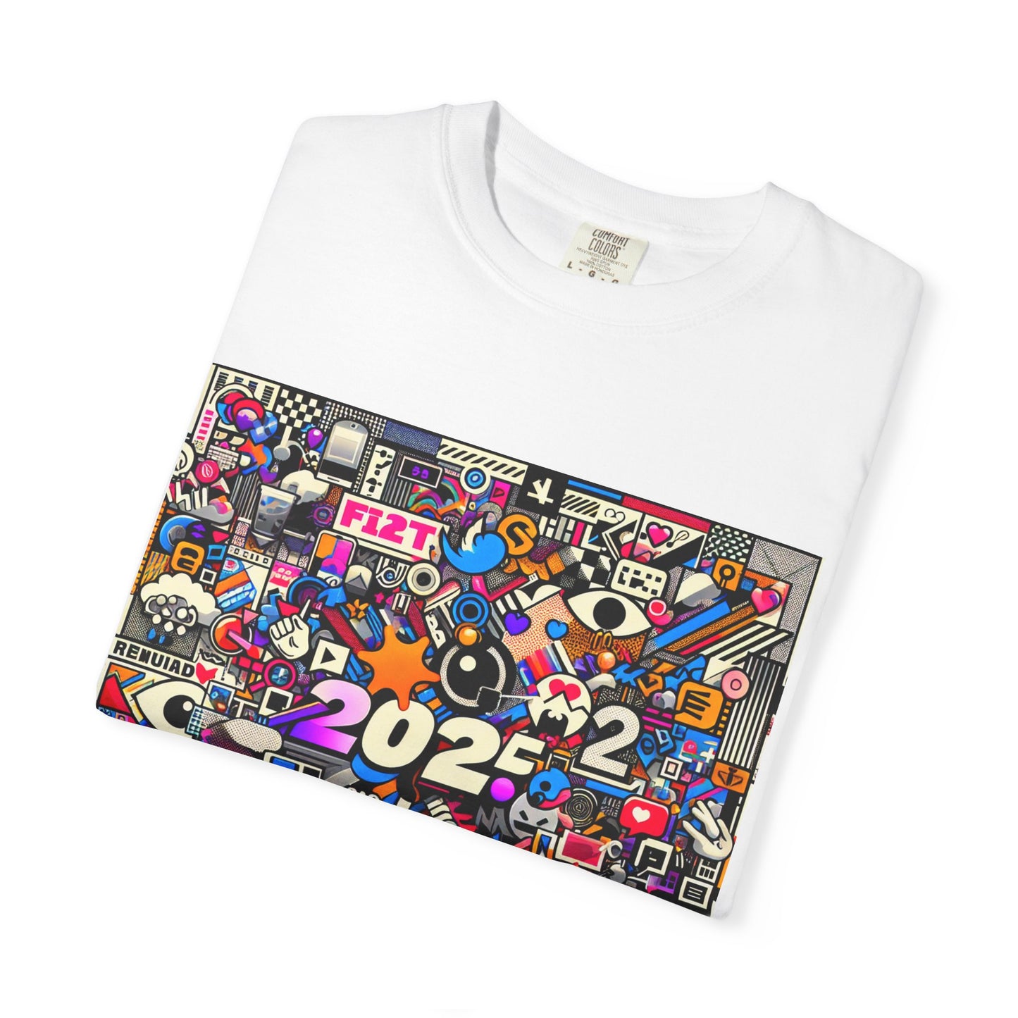Colorful Unisex Garment-Dyed T-Shirt - 2022 Theme