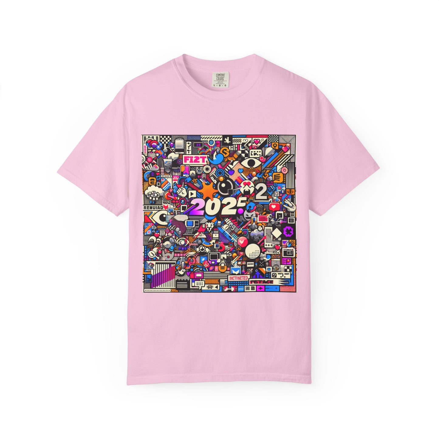 Colorful Unisex Garment-Dyed T-Shirt - 2022 Theme