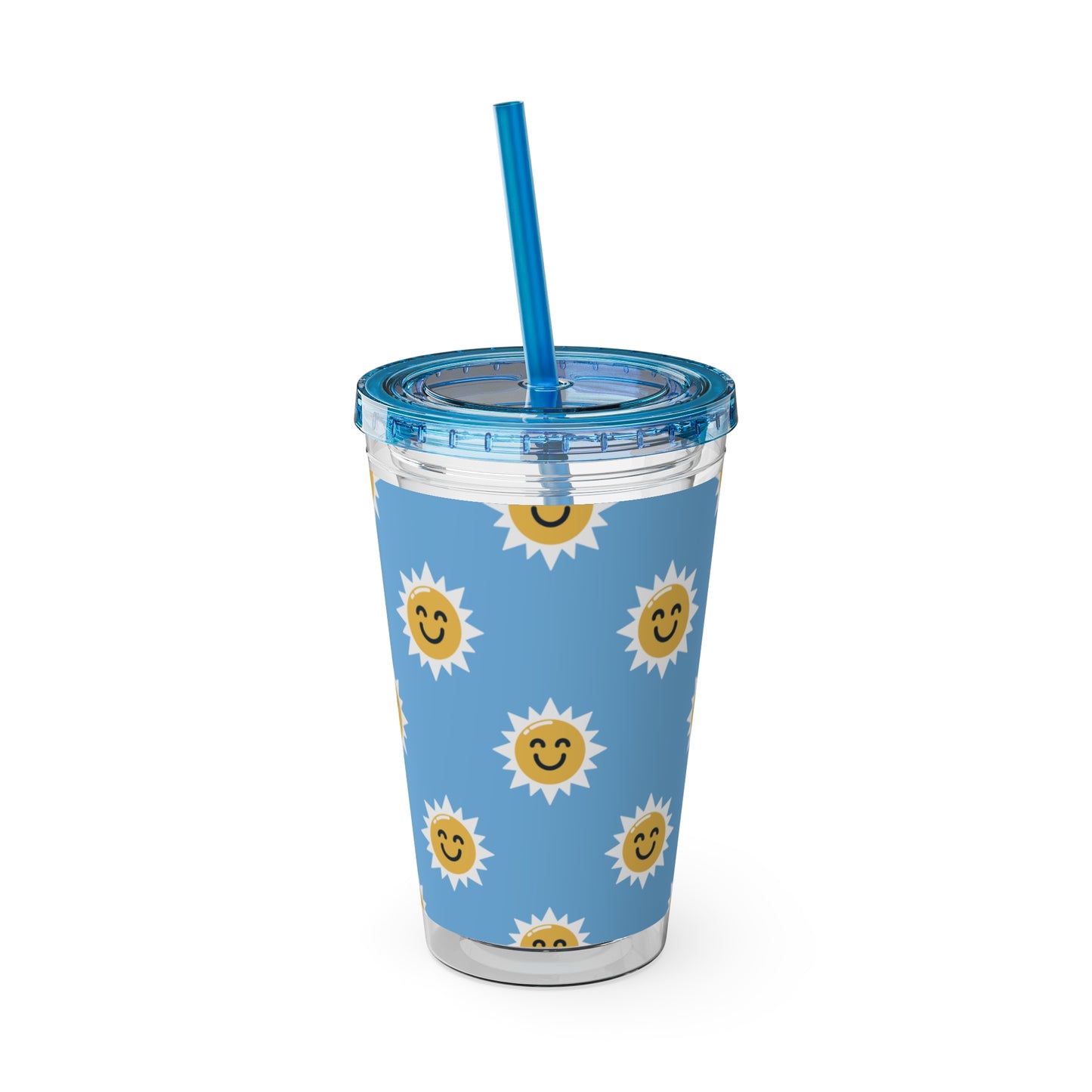 Smiley Sunshine Plastic Tumbler - 16oz.