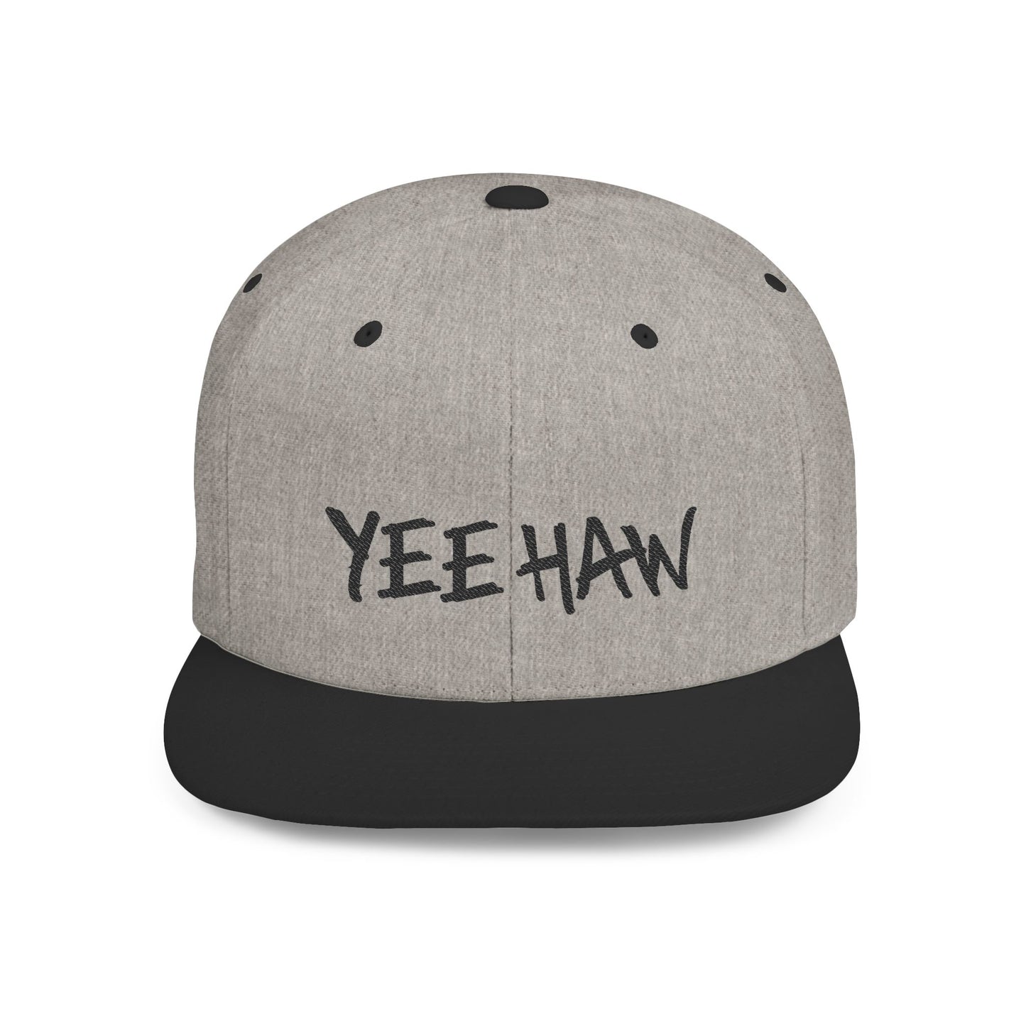 YEE HAW Flat Bill Snapback Hat