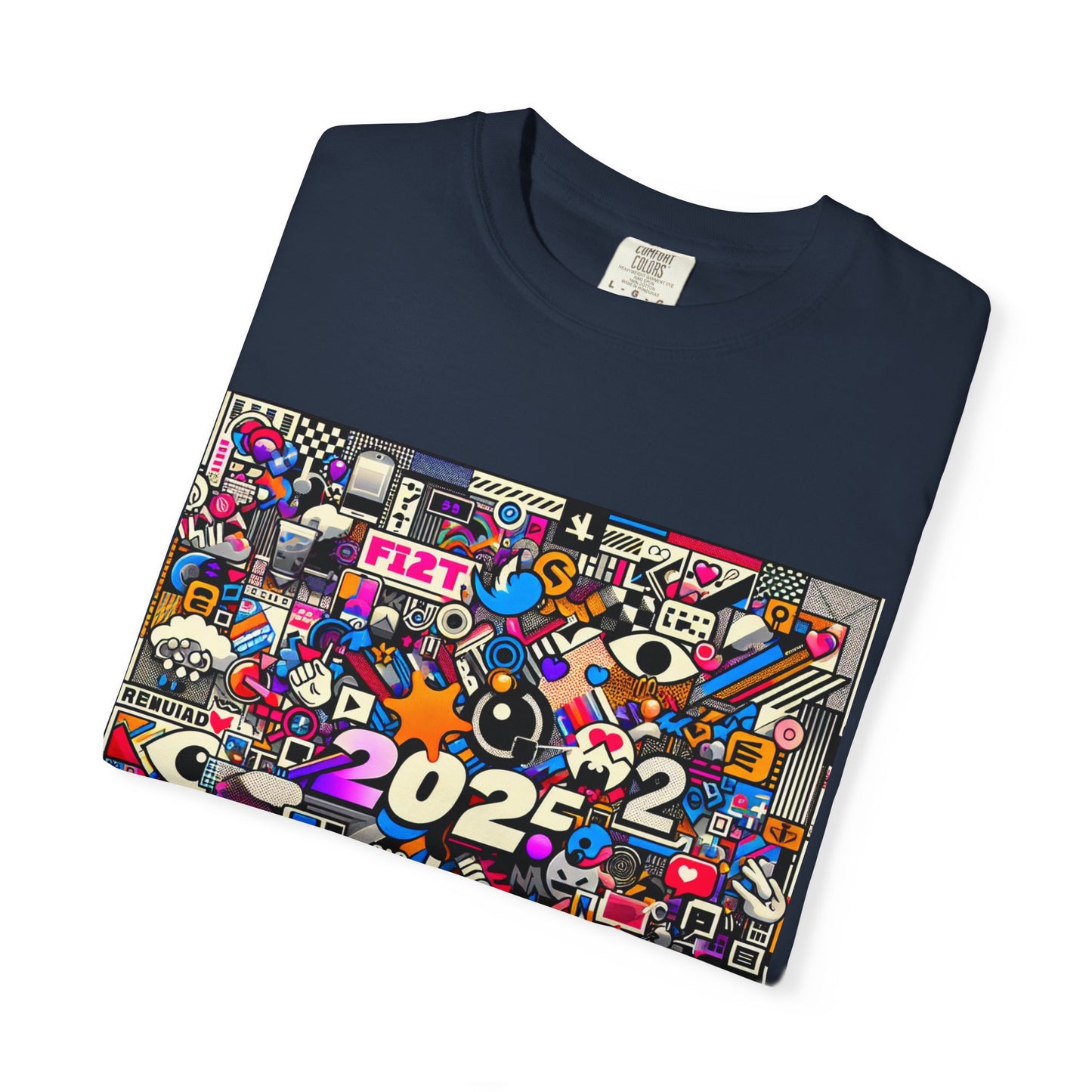 Colorful Unisex Garment-Dyed T-Shirt - 2022 Theme
