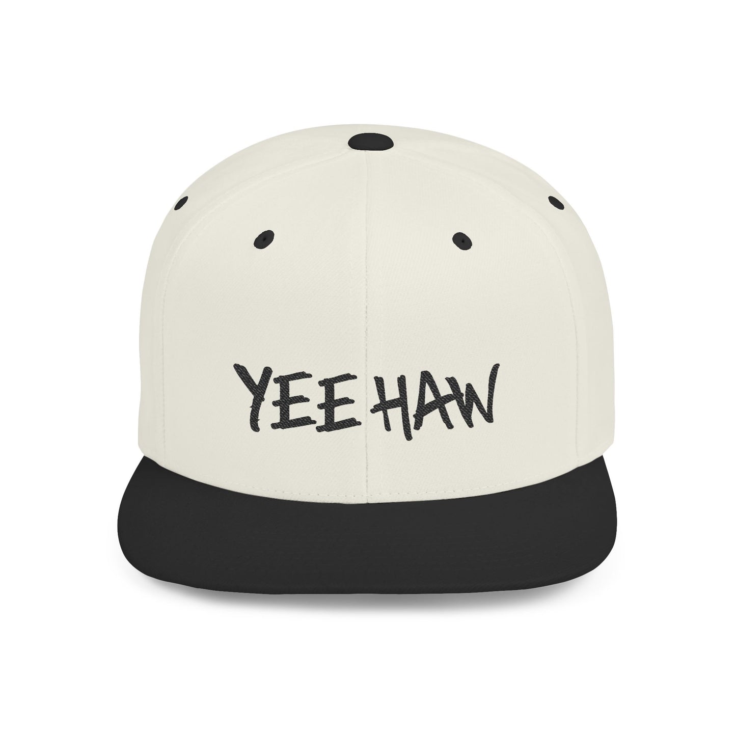 YEE HAW Flat Bill Snapback Hat