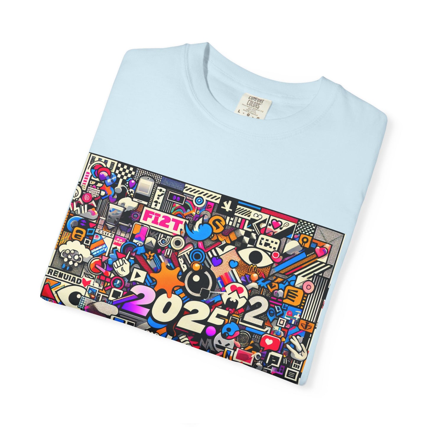 Colorful Unisex Garment-Dyed T-Shirt - 2022 Theme