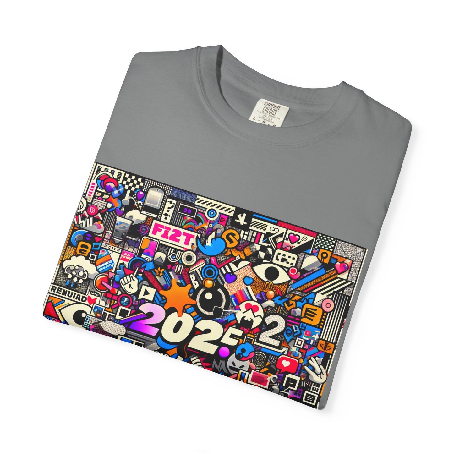 Colorful Unisex Garment-Dyed T-Shirt - 2022 Theme