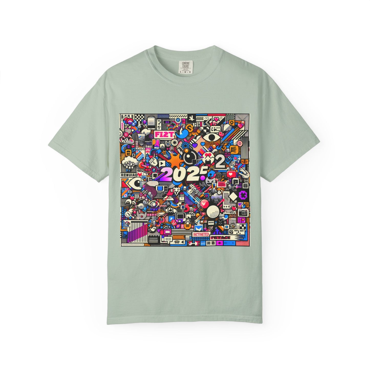 Colorful Unisex Garment-Dyed T-Shirt - 2022 Theme