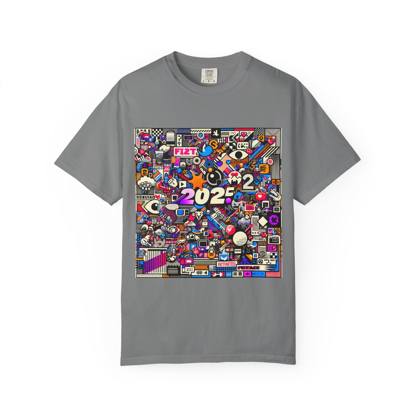 Colorful Unisex Garment-Dyed T-Shirt - 2022 Theme