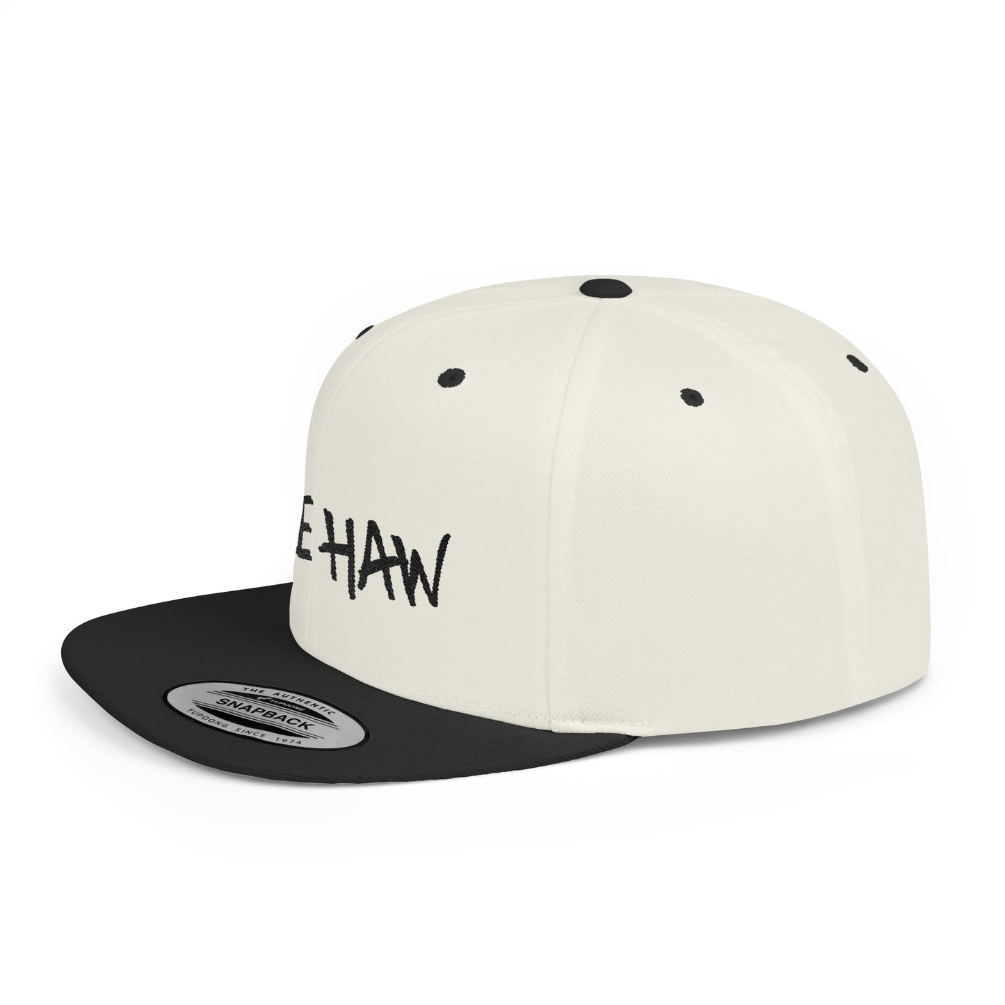 YEE HAW Flat Bill Snapback Hat