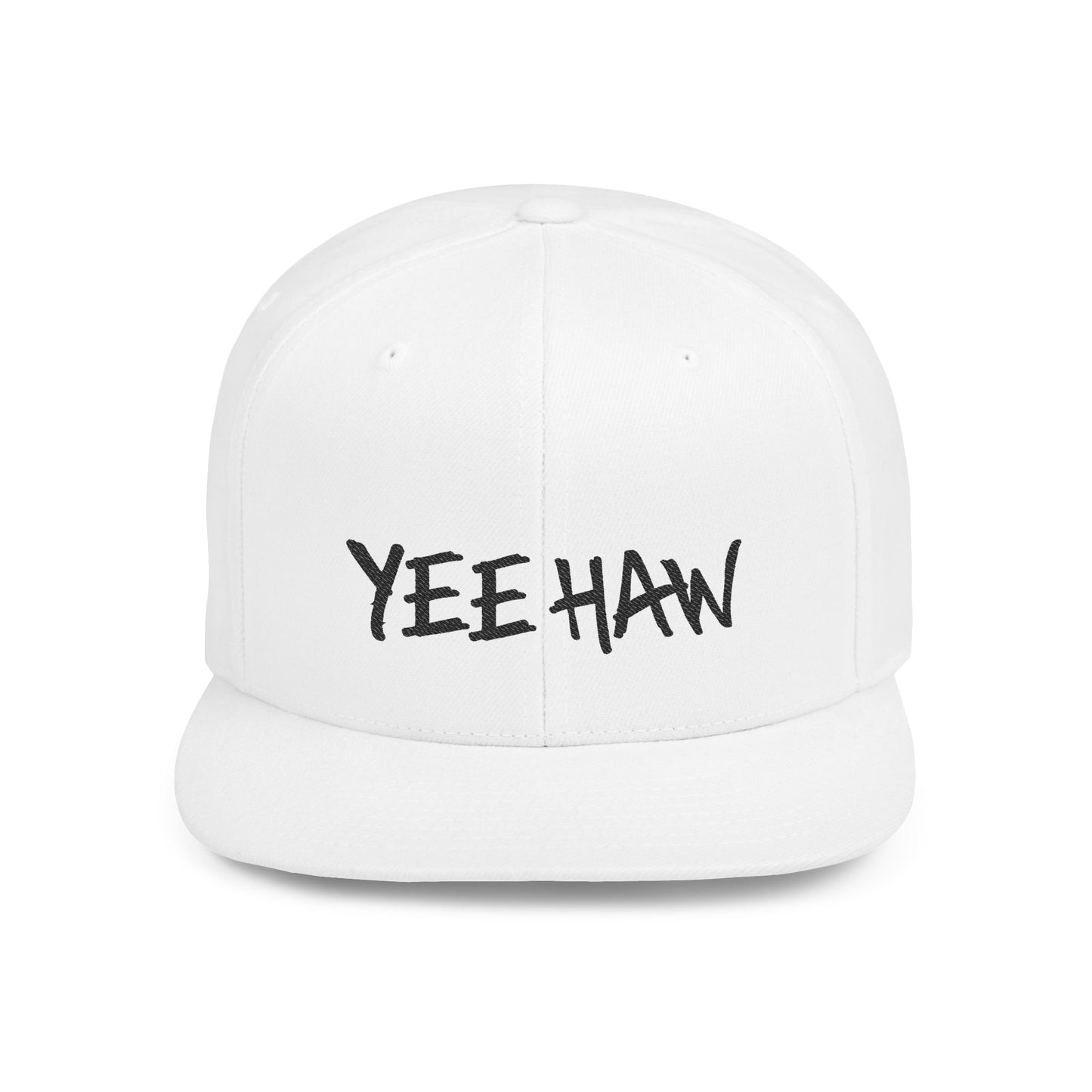YEE HAW Flat Bill Snapback Hat
