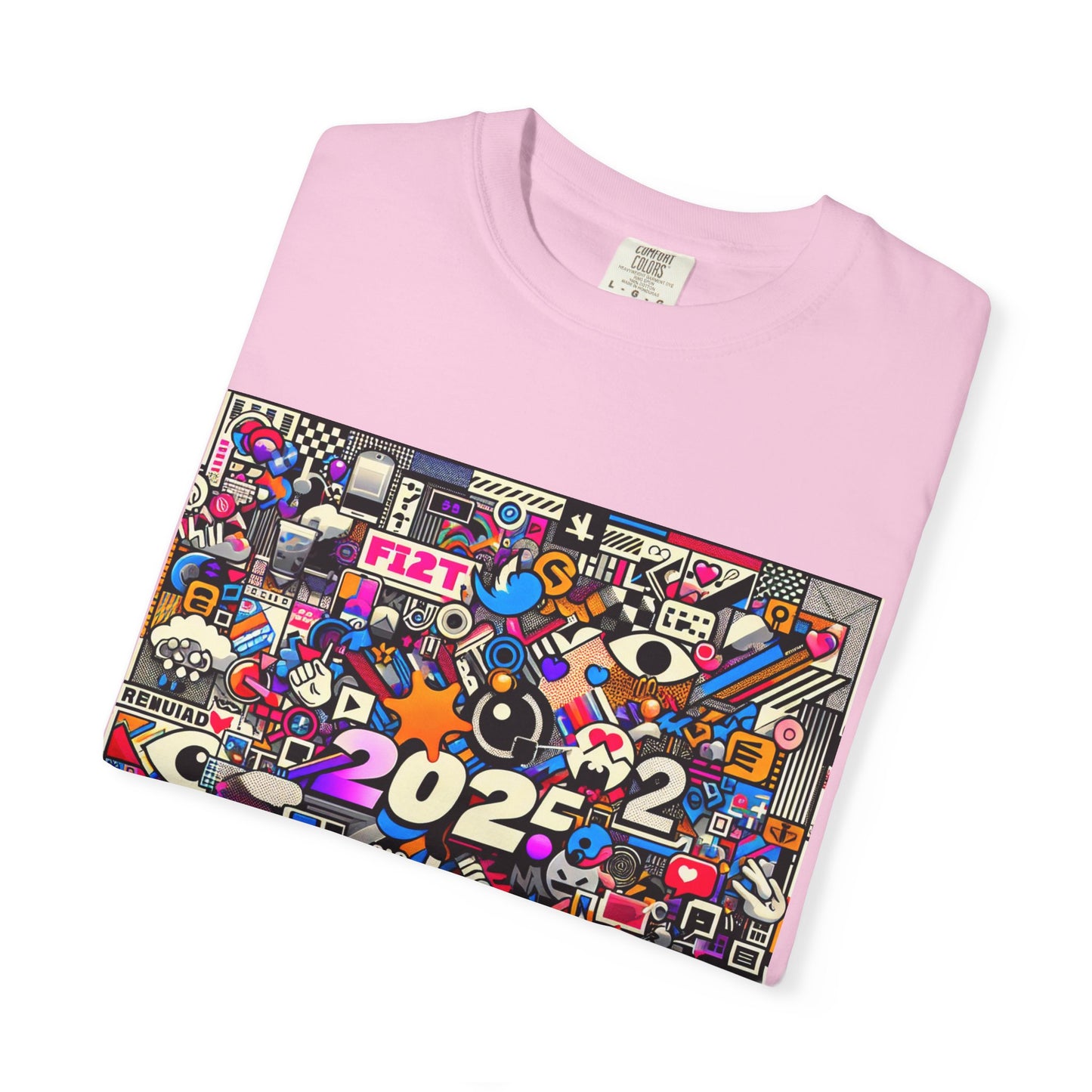 Colorful Unisex Garment-Dyed T-Shirt - 2022 Theme