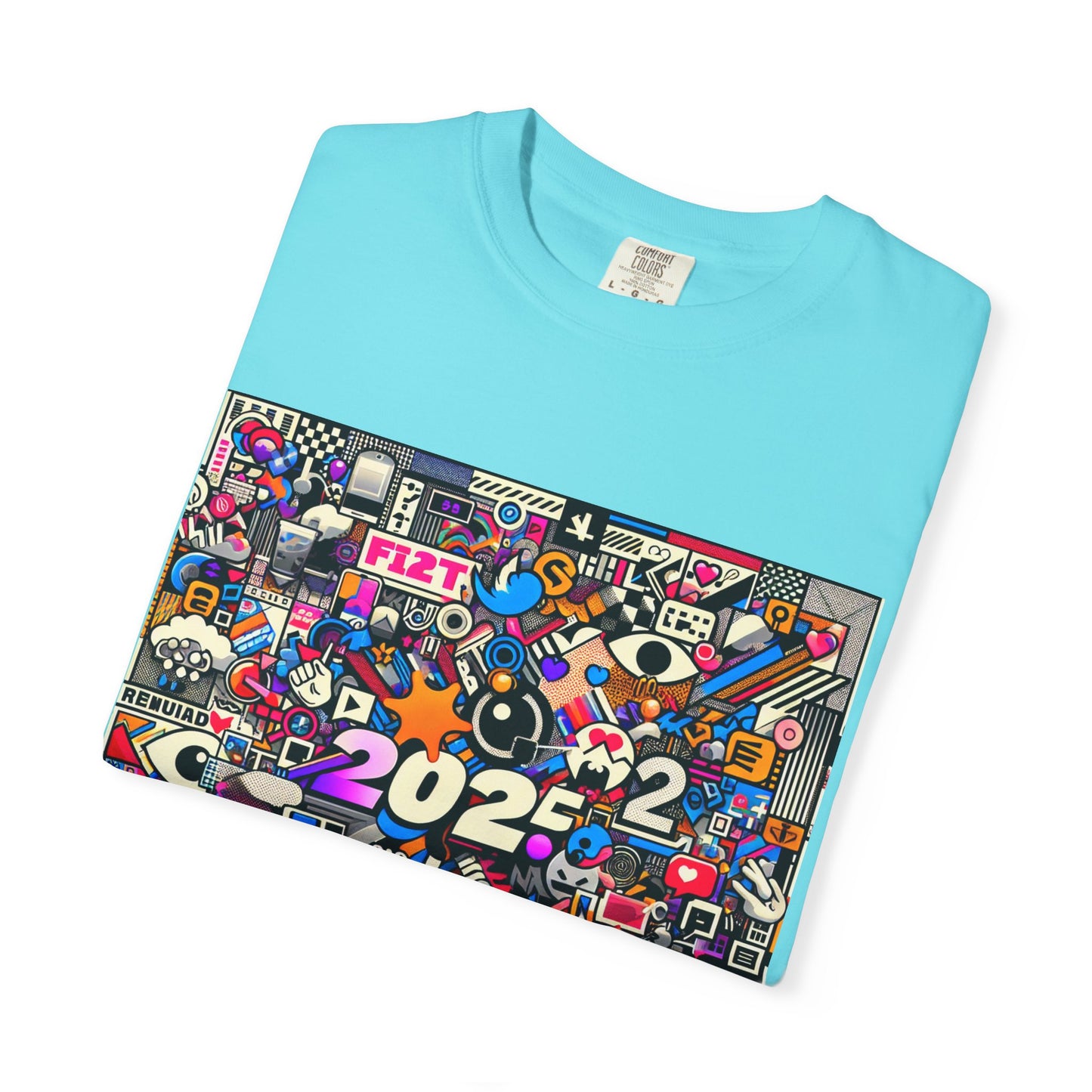 Colorful Unisex Garment-Dyed T-Shirt - 2022 Theme
