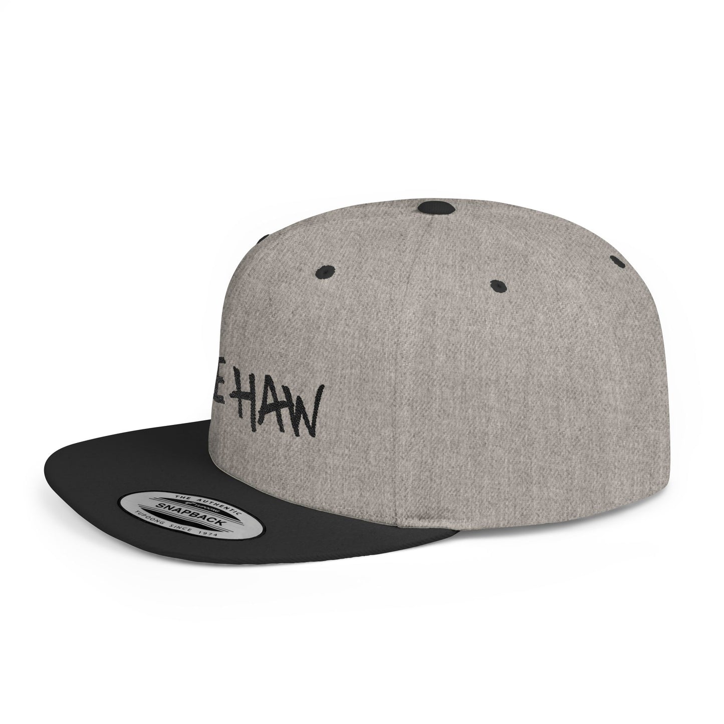 YEE HAW Flat Bill Snapback Hat