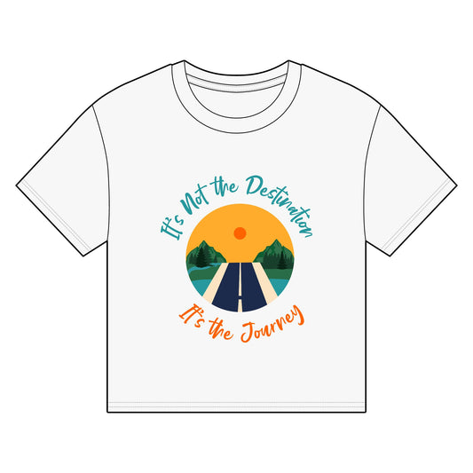 Women's Boxy T-Shirt - "It's Not the Destination, It's the Journey"