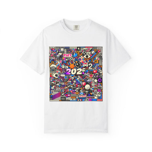Colorful Unisex Garment-Dyed T-Shirt - 2022 Theme