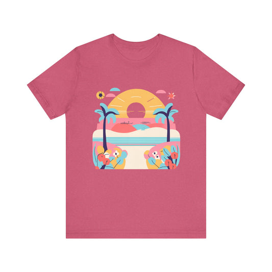 Tropical Sunset Graphic Tee
