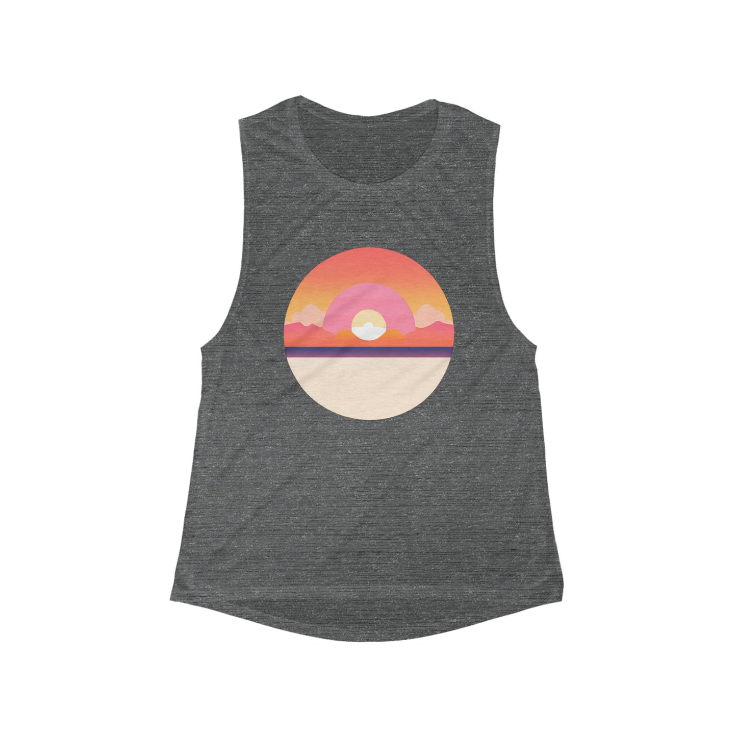 Sunset Vibes Women's Flowy Muscle Tank
