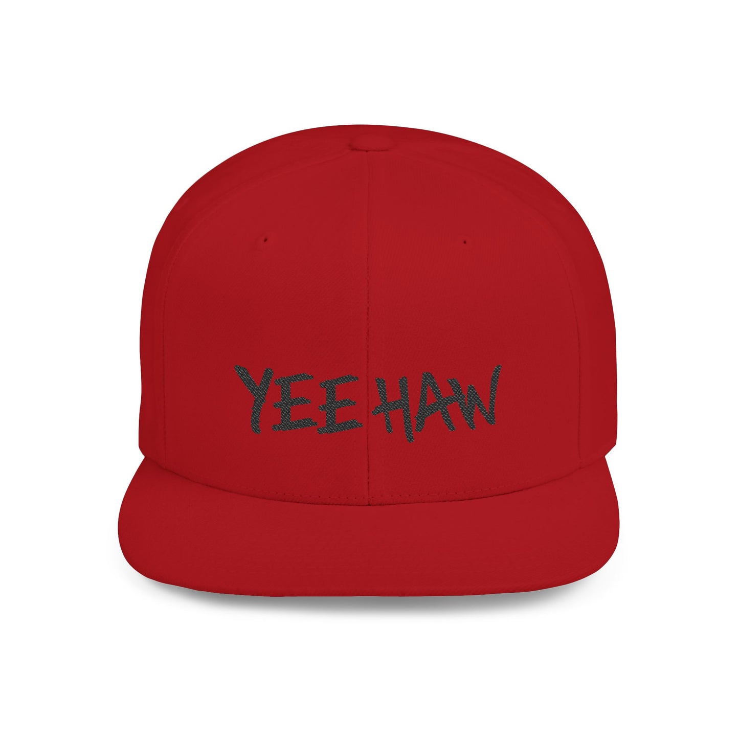YEE HAW Flat Bill Snapback Hat