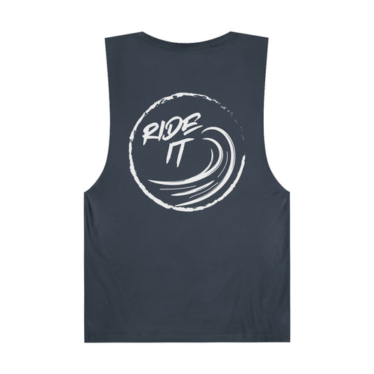 Surfer Tank Top - 'Ride It' Design Unisex