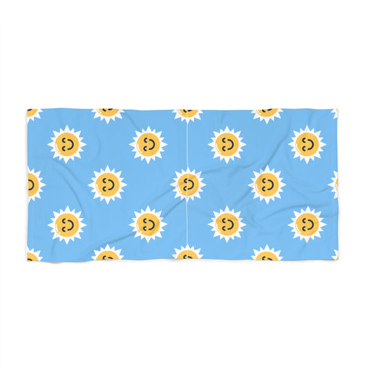 Sunshine Vibes Beach Towel - Perfect for Summer Fun, Pool Days, and Beach Trips
